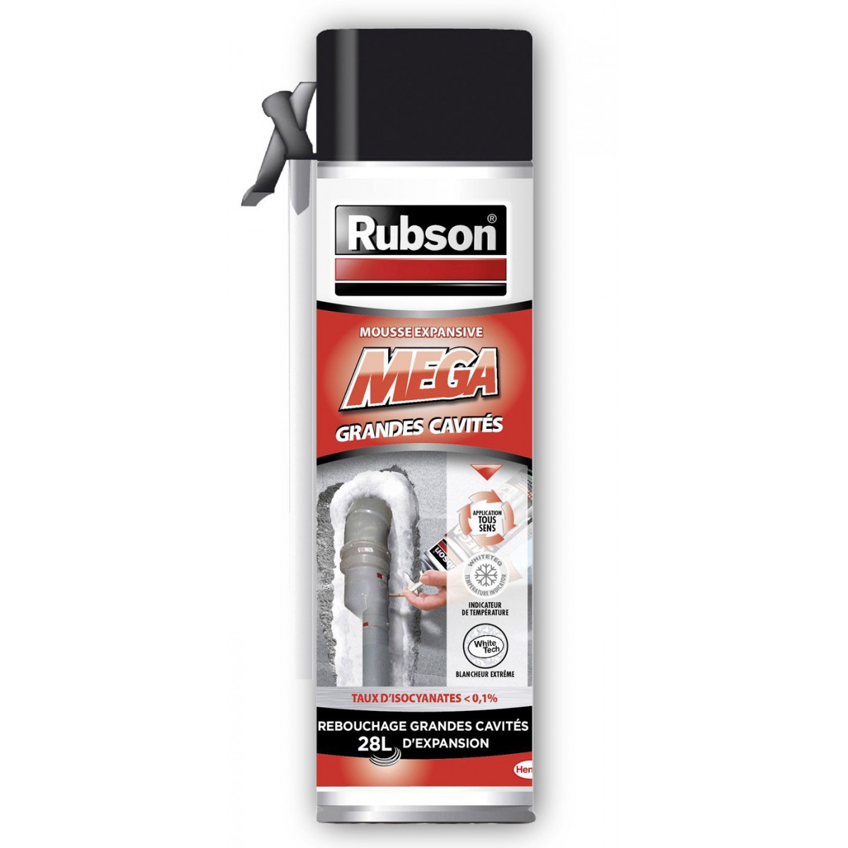 Mousse expansive Mega grandes cavités 550ML